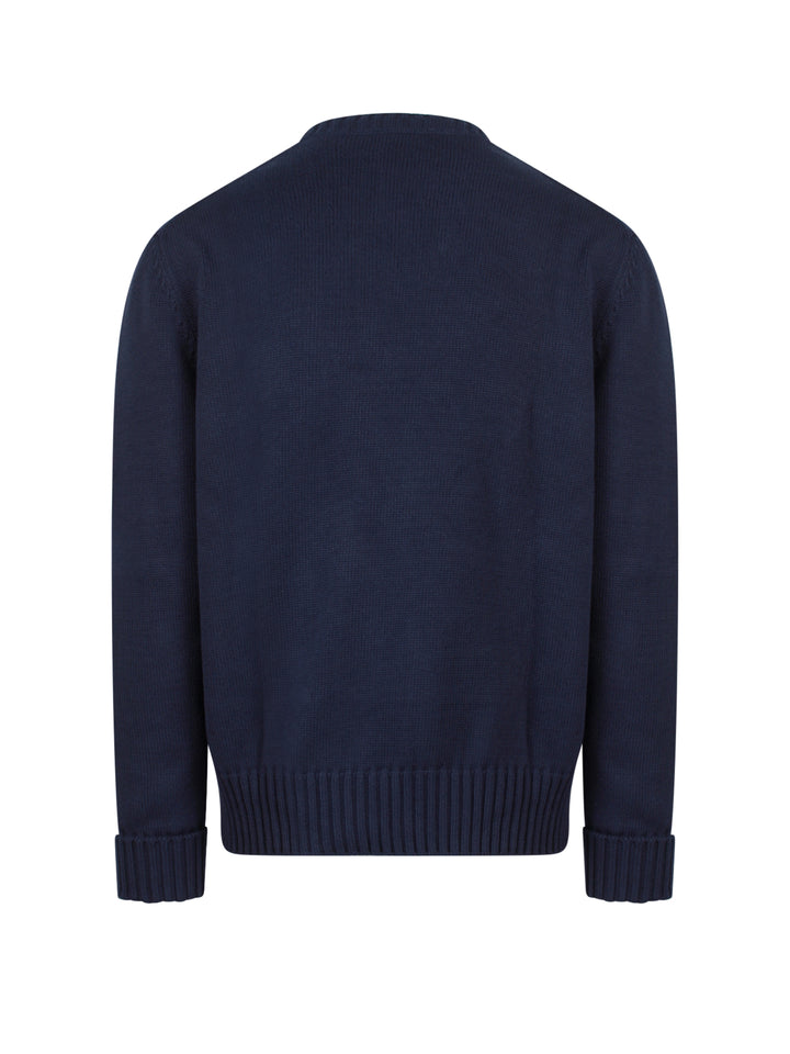 Alexander Mcqueen Sweaters - Blue and green | f0d20a6f484aa6ee95ef3d2b6d58557391205911