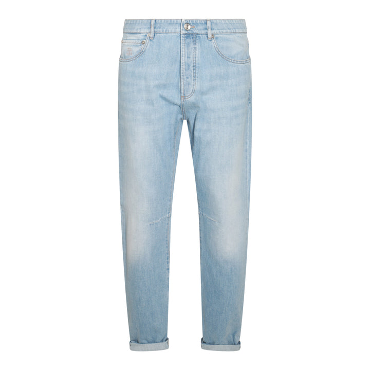 Brunello Cucinelli Jeans - DENIM CHIARISSIMO OLD | 964914a947a7ed9871d56564be5cacfde8453a44