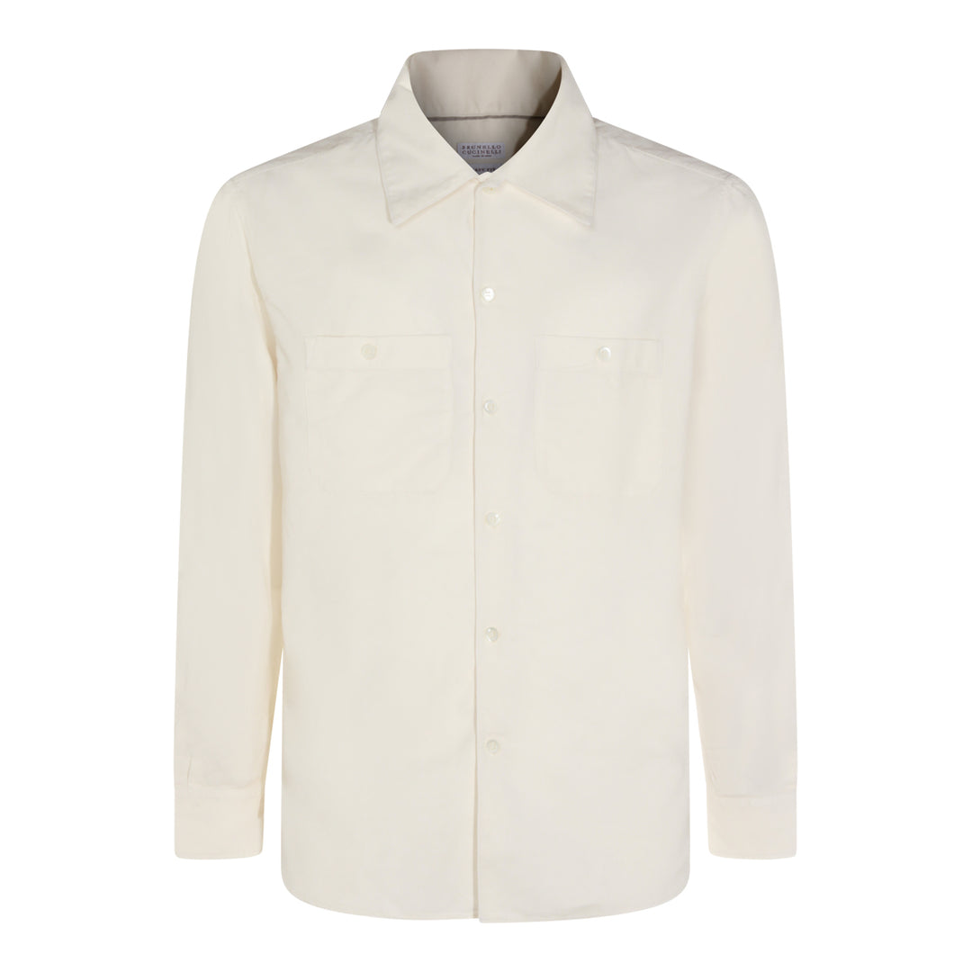 Brunello Cucinelli Shirts - ENGLISH WHITE | 2410127e9775ca310a7f2a0718fb2cfe68a2c64c