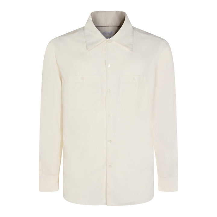 Brunello Cucinelli Shirts - ENGLISH WHITE | 2410127e9775ca310a7f2a0718fb2cfe68a2c64c