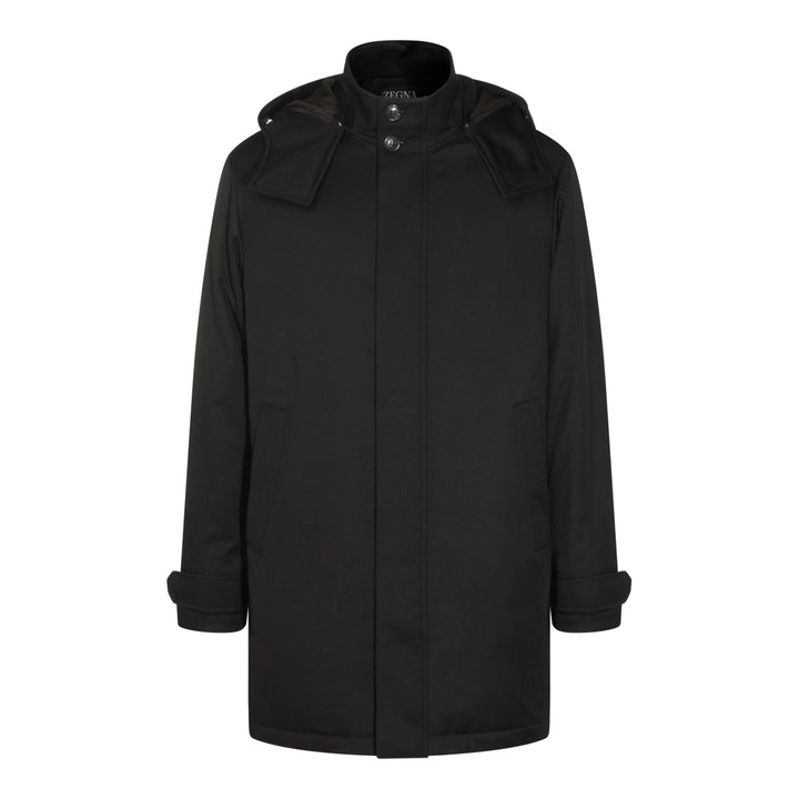 Zegna Coats - Blacks and greys | f1083c6433eef37d8123c4cfda9833b3dd390c3c