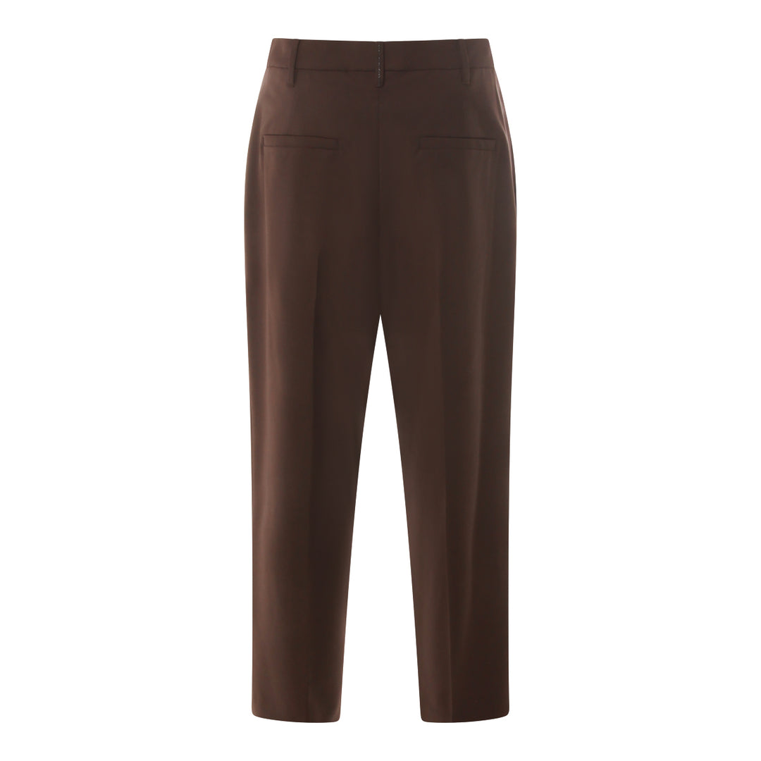 Brunello Cucinelli Trousers - CAFFE | 06e4313bd29b5b2c68664c8fb3cec465952ac64e