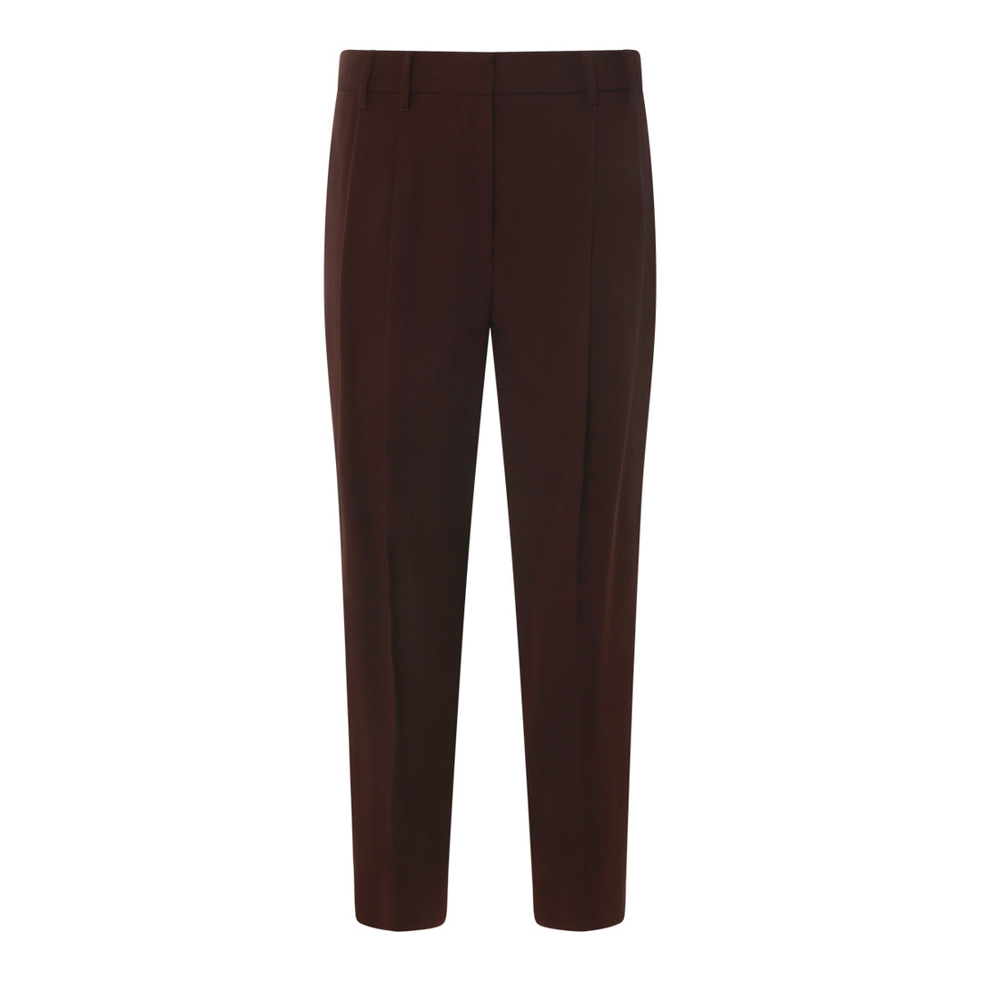 Brunello Cucinelli Trousers - RED WINE | 29068eade0a7ba0c747a496ec68f55700851a9c2