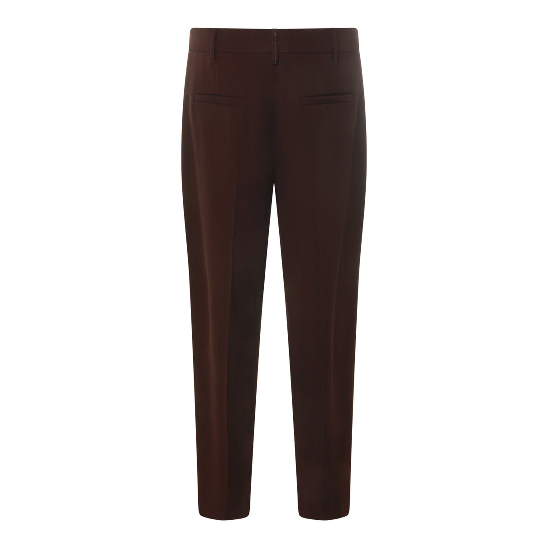 Brunello Cucinelli Trousers - RED WINE | cb52514a99a0a61f22d42729c470f335d9b78f7d