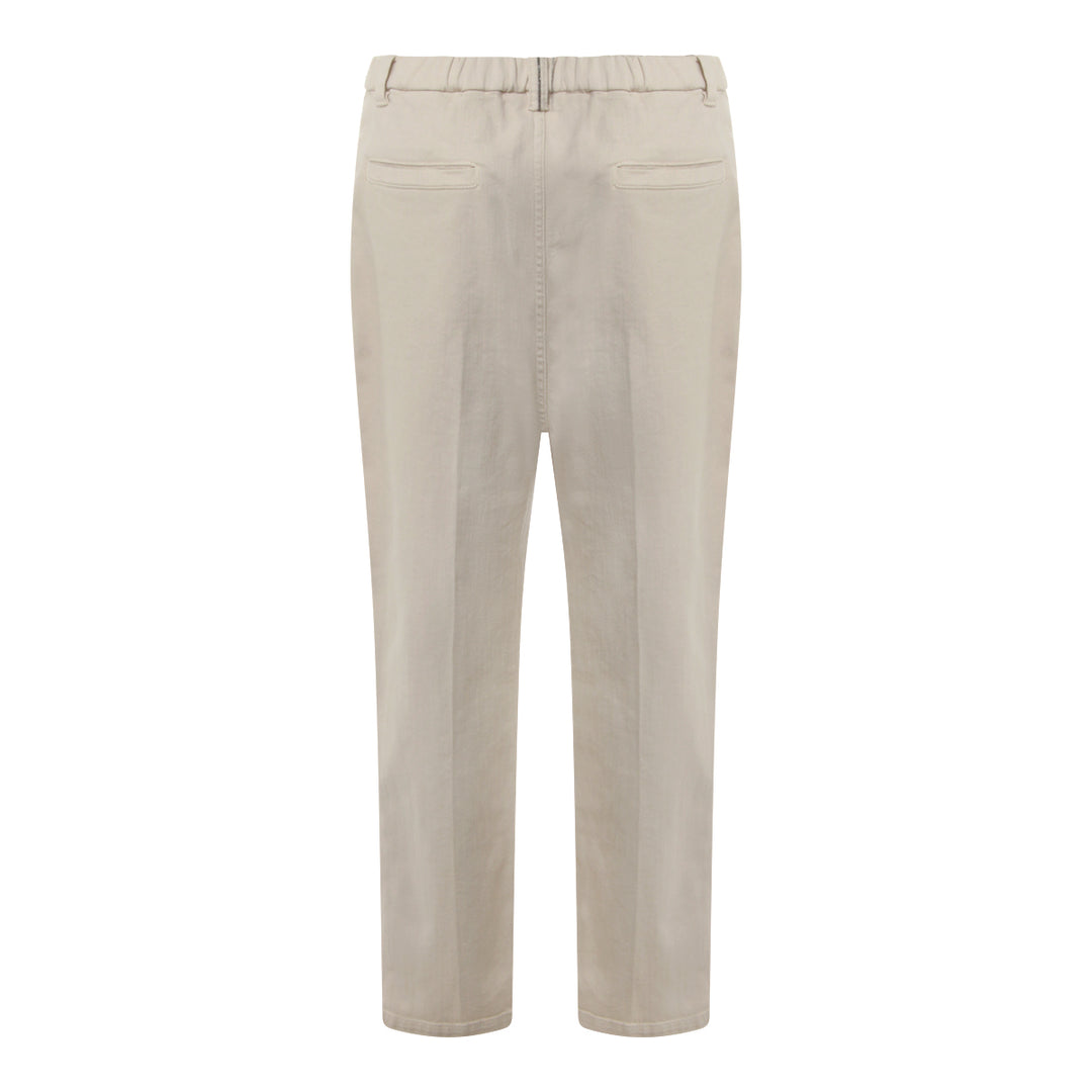 Brunello Cucinelli Trousers - WARM WHITE | 3765f1e969233b1c37e638f68fd7d8360bca819a