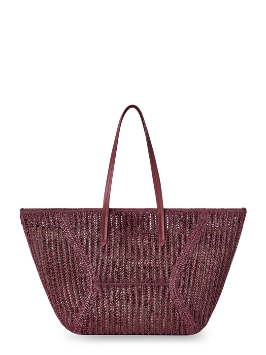 Bc Duo Raffia Shoulder Bag