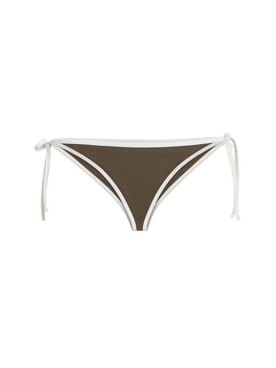 Nylon Bikini Bottoms With Contrasting Profiles