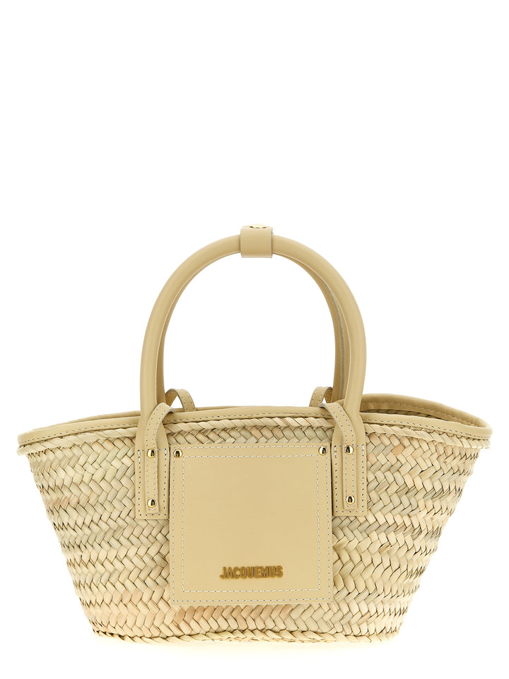 Jacquemus Le Petit Panier Soli Tote Bag - White | 770ba15088b518d51b45c878691600db1307de21