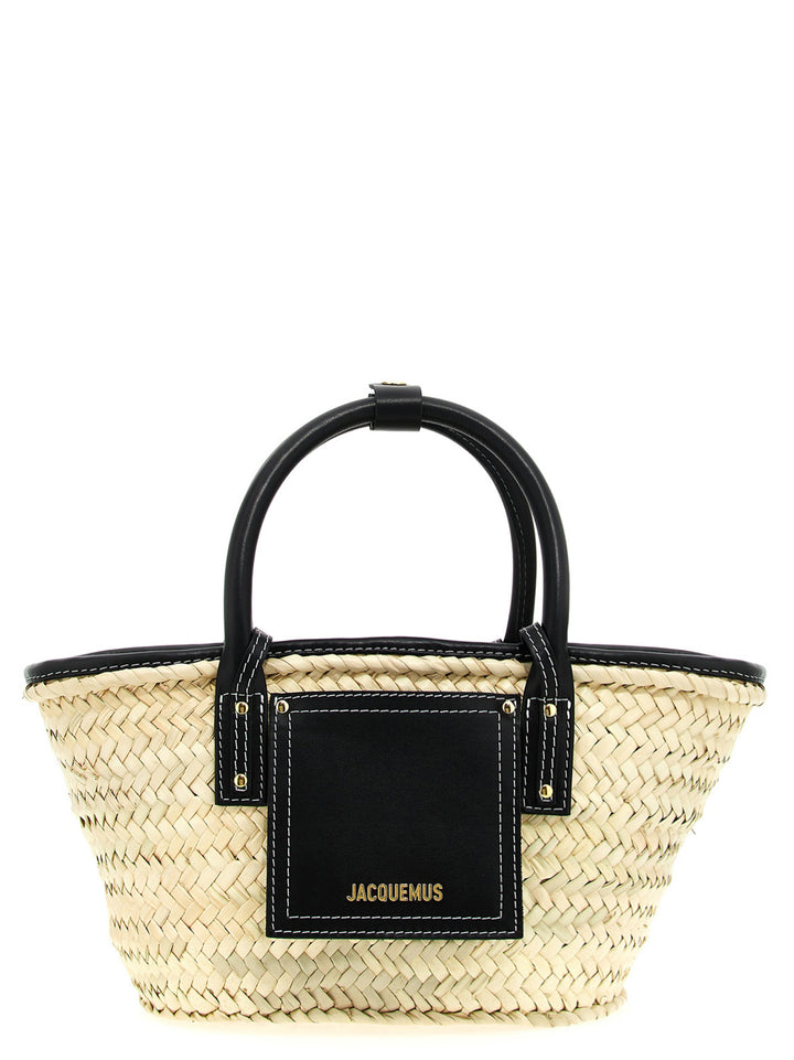 Jacquemus Le Petit Panier Soli Tote Bag - Black | 6af59ffed63169cea6a4ec6346c382d09a972572