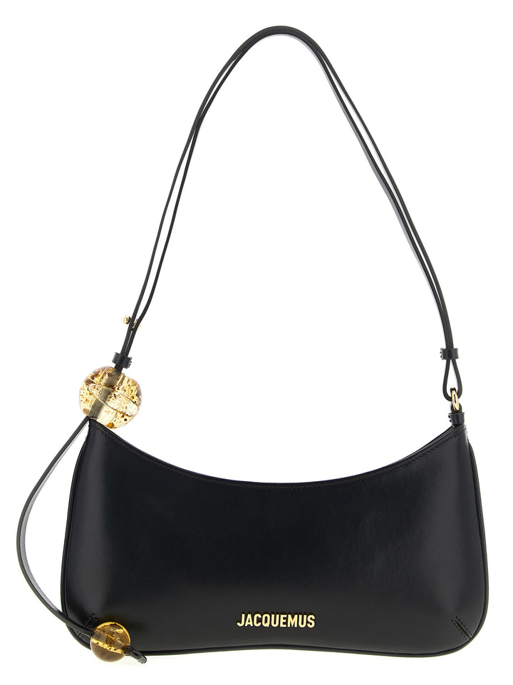 Jacquemus Le Bisou Perle Shoulder Bags - Black | 07b31444c85922bf4c61afad14525373f66df883