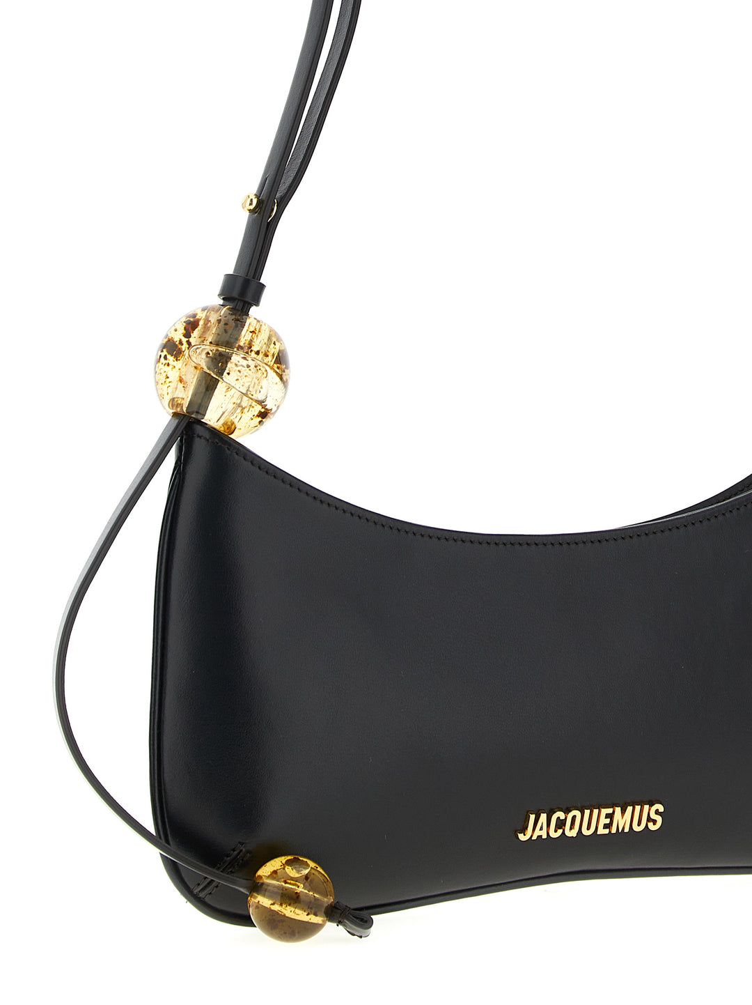Jacquemus Le Bisou Perle Shoulder Bags - Black | 00ddf087577e81664804299dd62b7b955ed4e325