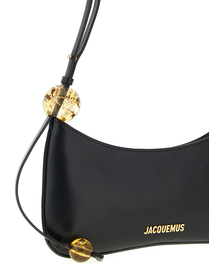 Jacquemus Le Bisou Perle Shoulder Bags - Black | 00ddf087577e81664804299dd62b7b955ed4e325