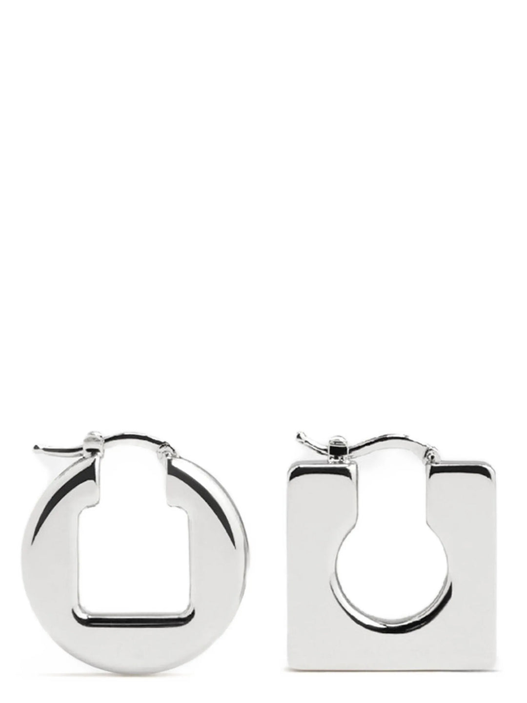 Jacquemus Les Boucles Rond Carré Jewelry - Silver | 970c6684e59839acd7c1e08d7149adedab931bcd