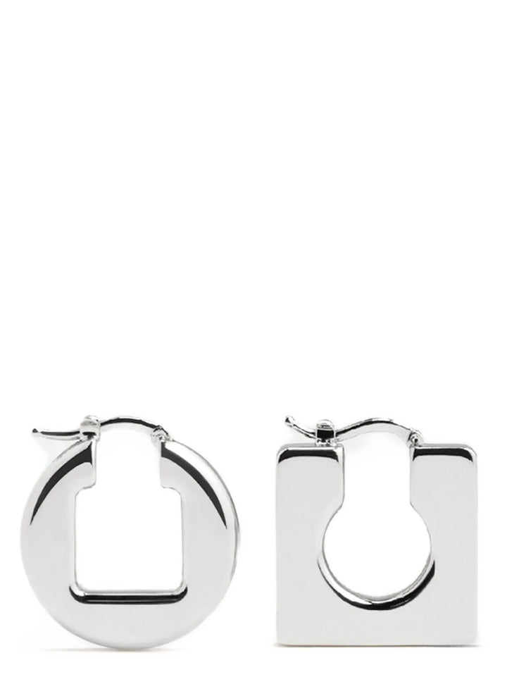 Jacquemus Les Boucles Rond Carré Jewelry - Silver | 970c6684e59839acd7c1e08d7149adedab931bcd
