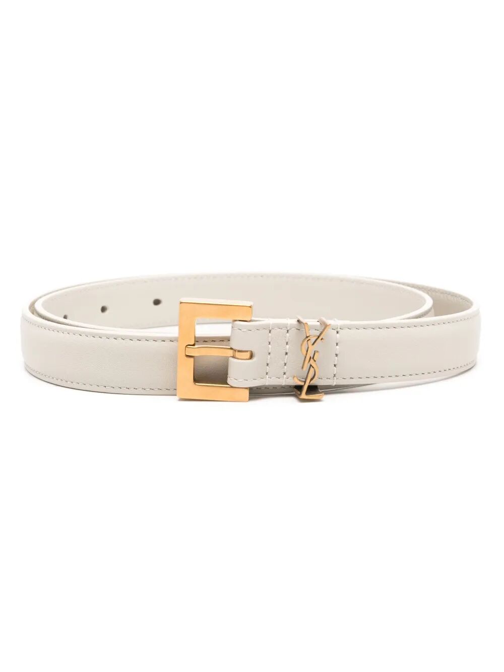 Saint Laurent Paris Belts - White | 4ea1cdf3064cccebbca4711bc69a6ca3437d601a