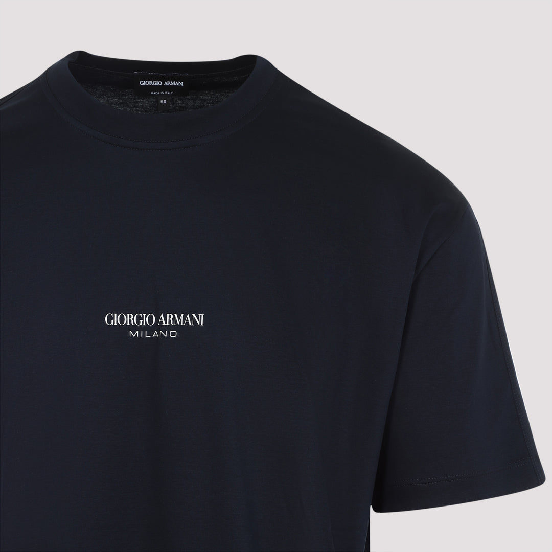 Giorgio Armani T-shirts - Blue | 680163cd01e12b447774aafc451639d94b13d6c7
