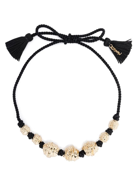 Charm-Detail Chord Necklace