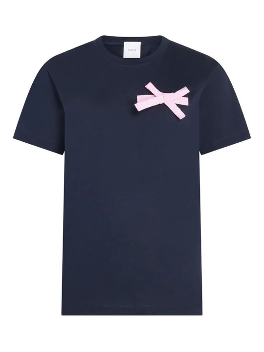 Bow T-Shirt In Organic Cotton