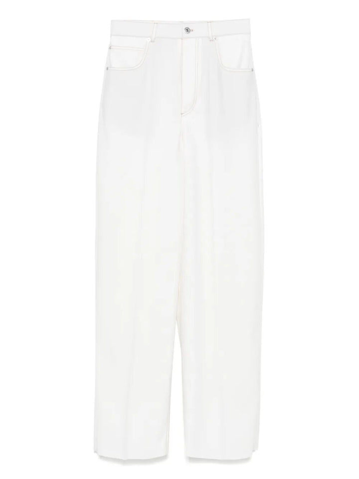 Bottega Veneta PANTALONI - White | a57ca9774bff84f6fd4c1c72bf0d9287d498559b