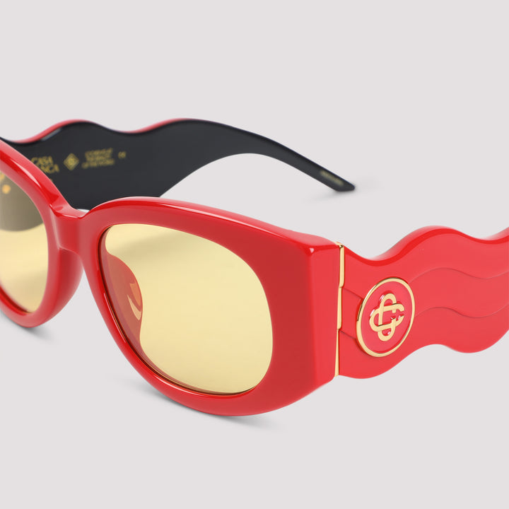Casablanca Sunglasses - Red | 94b31f0d538eaf3e810644eff0a3df08453e9333
