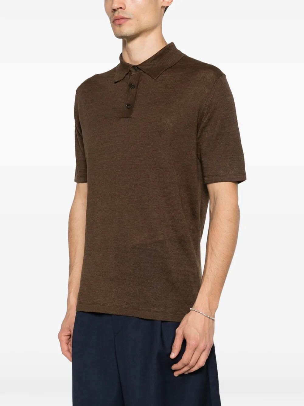 Roberto Collina Polo - Brown | 67fae237a8433a9a22bb4b5459b1bb02745ffd46