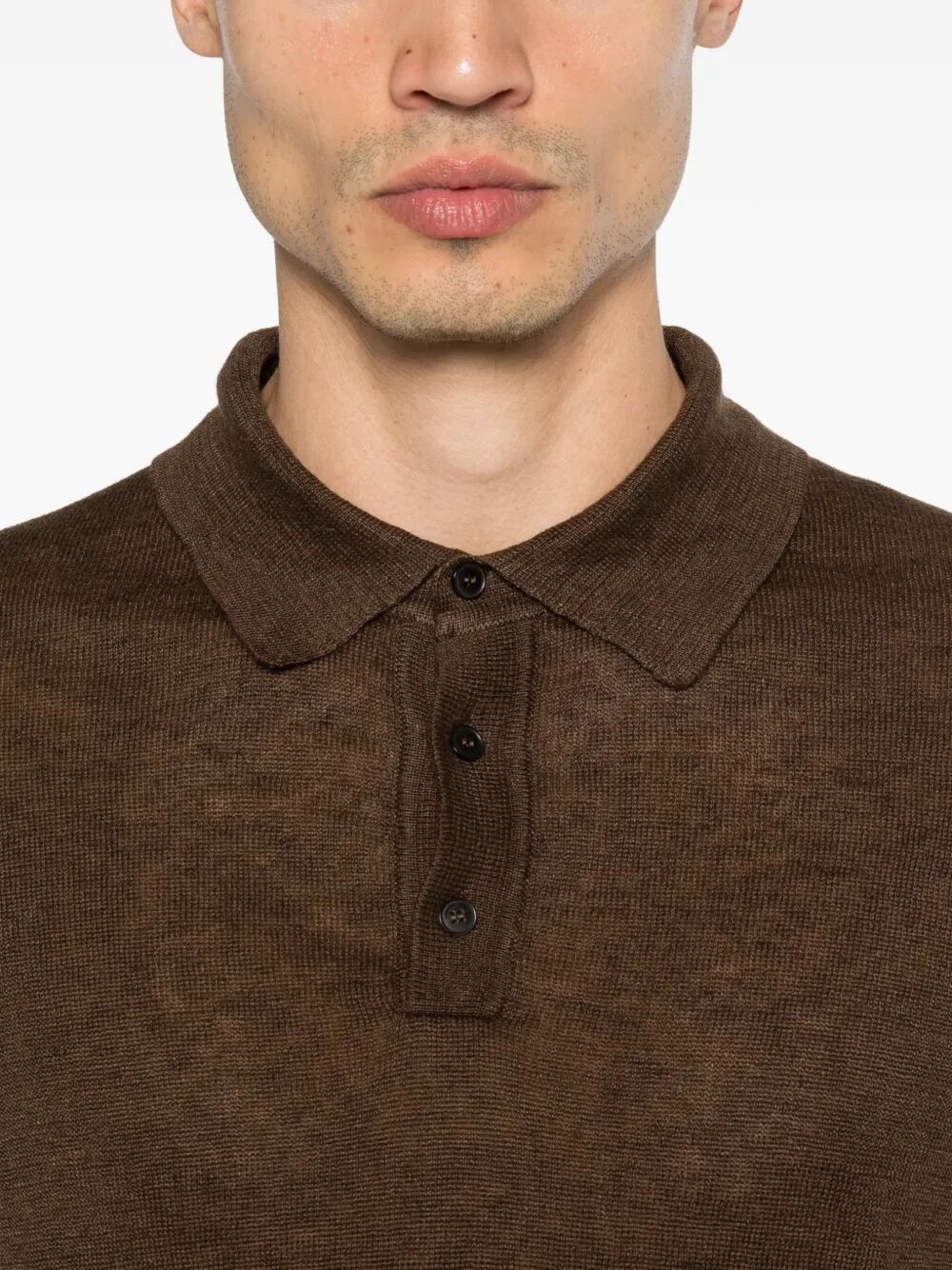 Roberto Collina Polo - Brown | 0f6b16eabcf19c4f740d7ff49ee4077272df634a