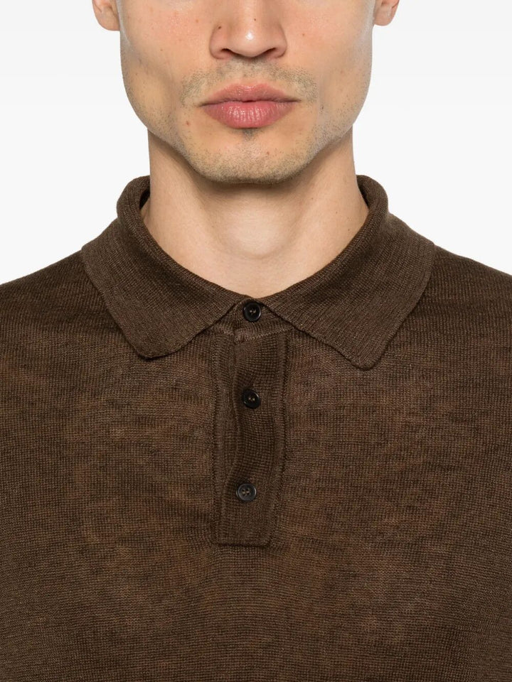 Roberto Collina Polo - Brown | 0f6b16eabcf19c4f740d7ff49ee4077272df634a