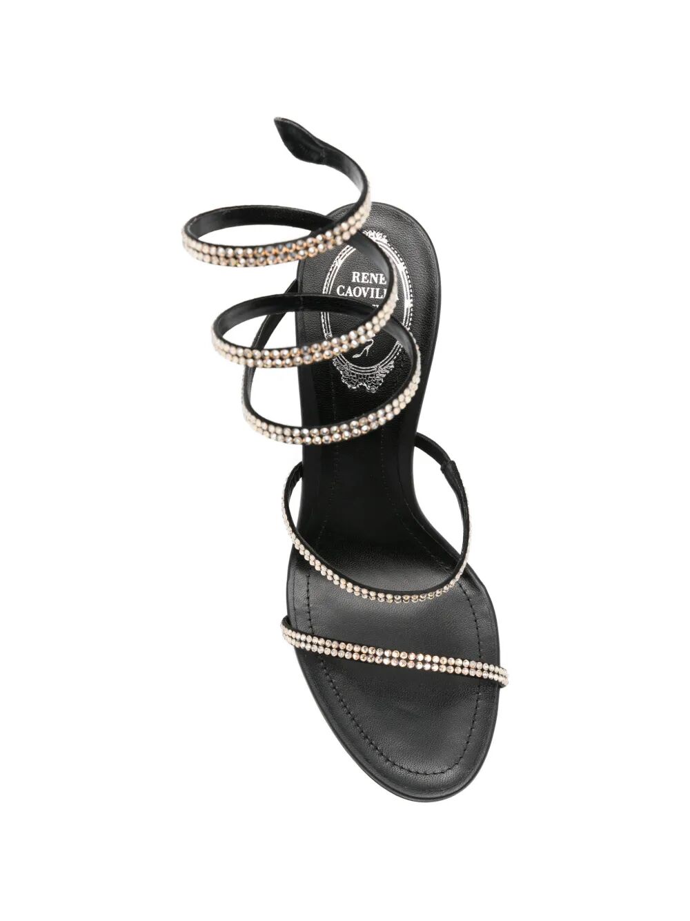 Rene Caovilla Sandals - Black | 70383ab7ed1919d692ef0f2ae30b56fc66831dd1