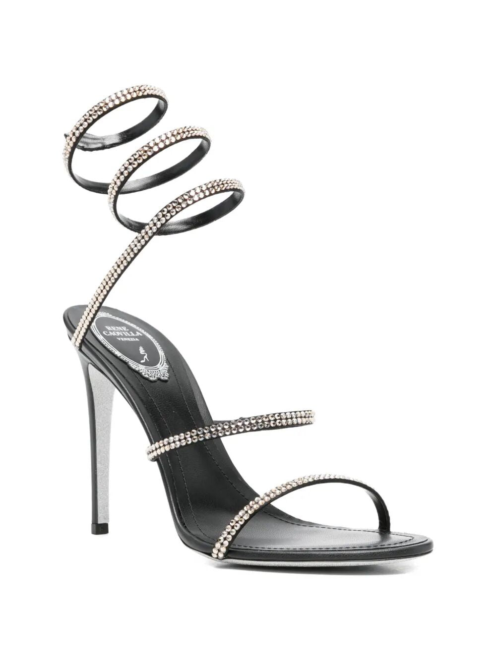 Rene Caovilla Sandals - Black | 5ccf529c152e9ce667e26a54614cc6969ee9afd5