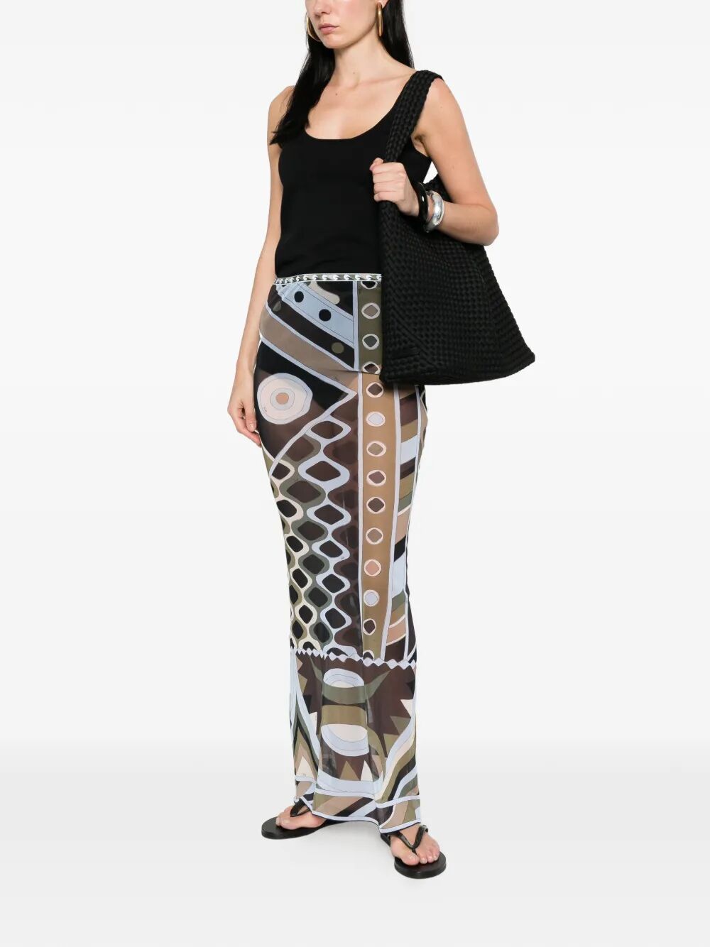 Pucci GONNA - Green | 5e1b8587c925f4b71583f18fafd83bc93dcac987