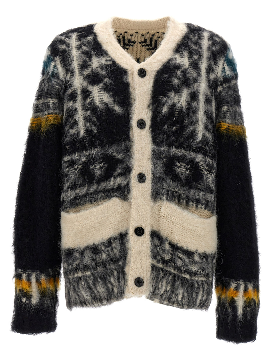 Sacai Patterned Sweater Sweaters and Cardigans - Multicolor | 52facfeb6a23788ca1a5a6a4ad6d6355ee484942