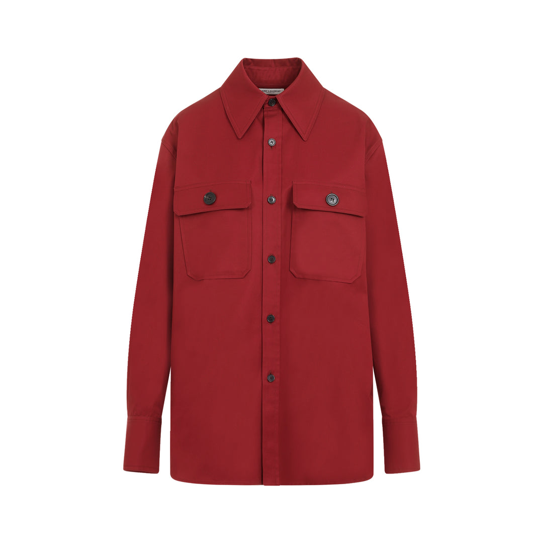 Saint Laurent Shirts - Red | beee7d8e84982b49adaef080da461cab6d4c0056