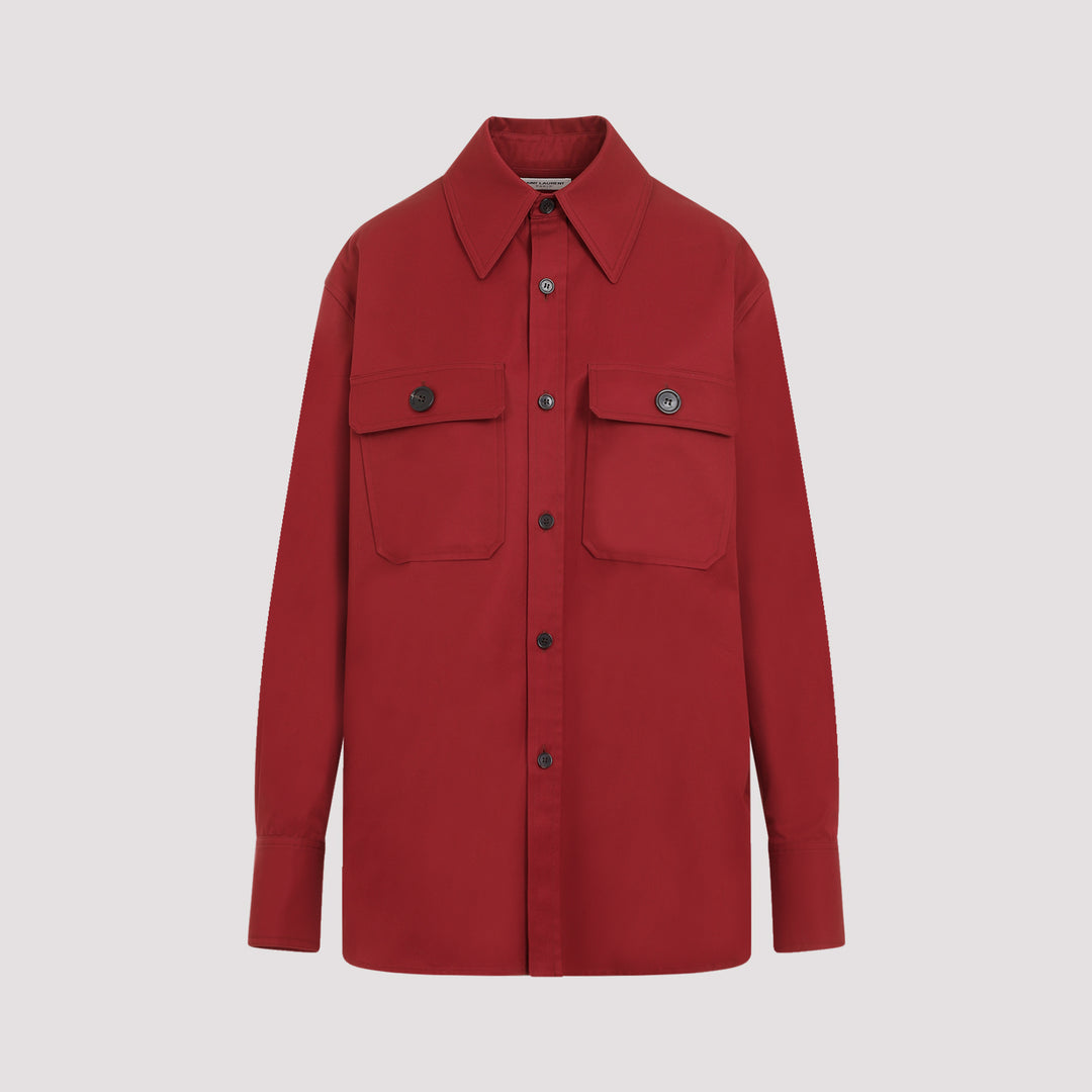 Saint Laurent Shirts - Red | 4bae6938ab41639ffbebb320c8403a86eba7deab