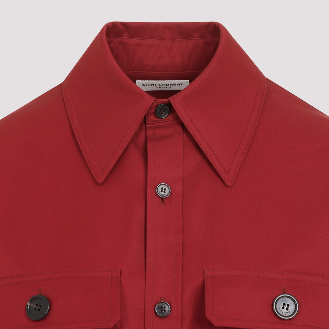 Saint Laurent Shirts - Red | bd534d422b7e6058e7096f08c1d63edb0958fcc4