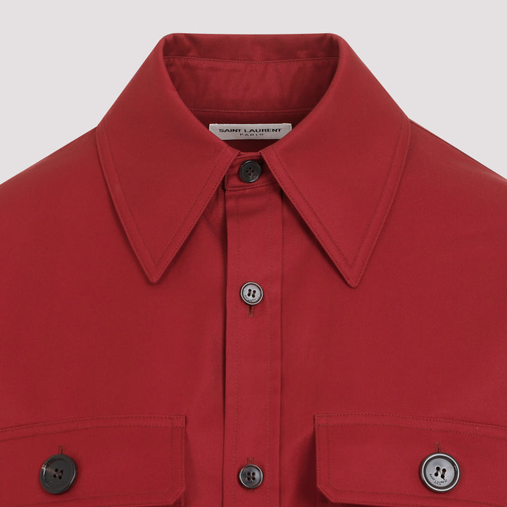 Saint Laurent Shirts - Red | bd534d422b7e6058e7096f08c1d63edb0958fcc4