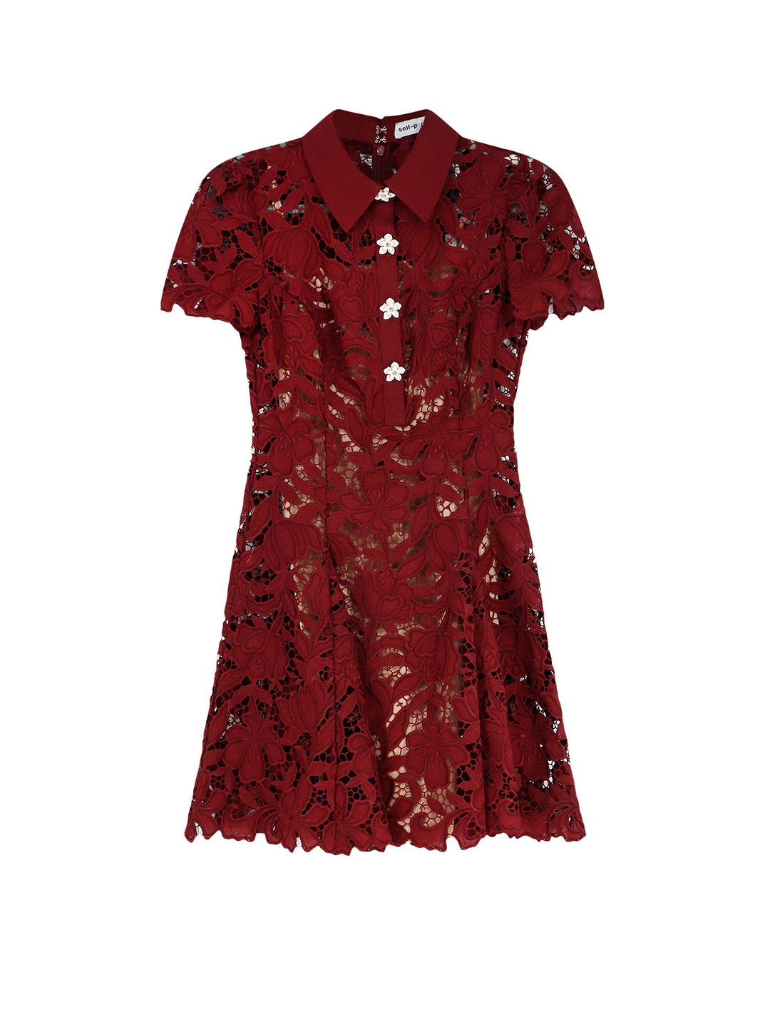 Self Portrait Dresses - BURGUNDY | bb5f60630b72e35a84e465438e5b0d9414b9ebc5
