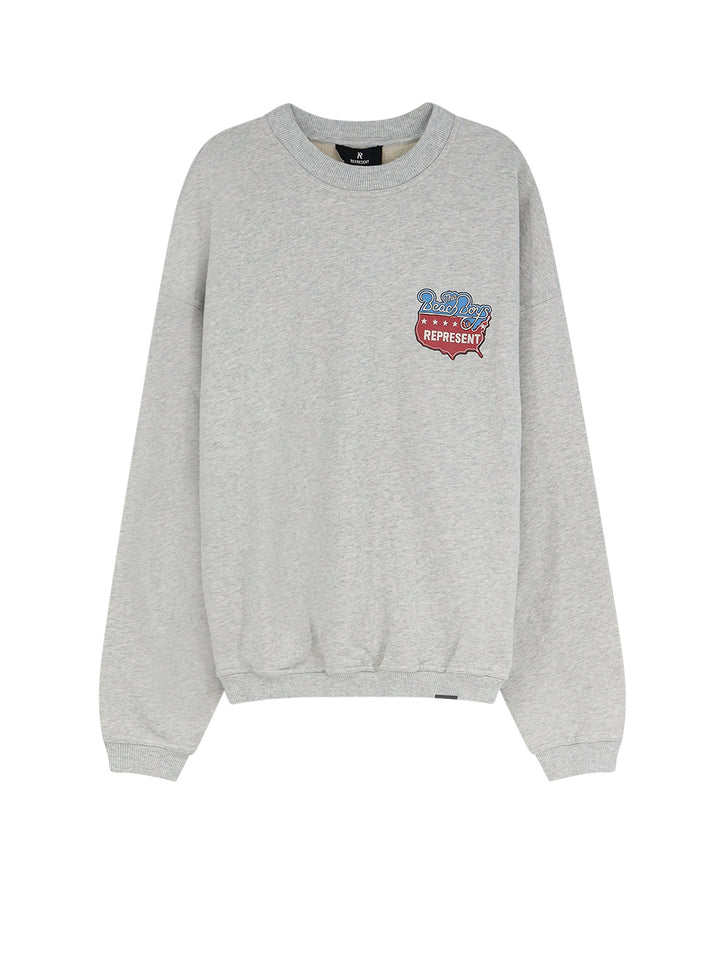 Represent Sweaters - ICE GREY MARL | 714cfade443ee8b5ba4d0b590e04eab97bce9af5