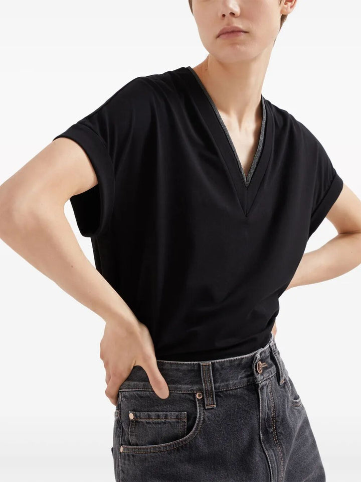 Brunello Cucinelli T-shirts - Black | ddfb24e1492dc59929670a15dd85962d8911c911