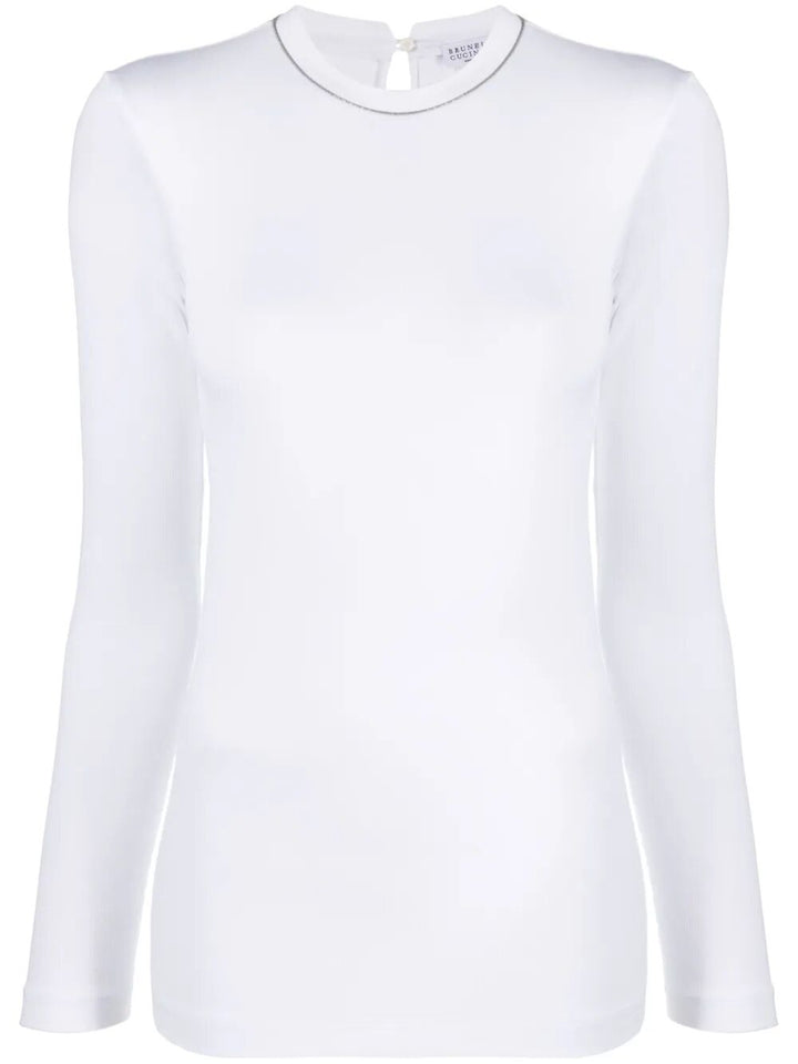 Brunello Cucinelli T-SHIRT - White | 5b428d46492871b08e0b747a07ca0191945e1f56