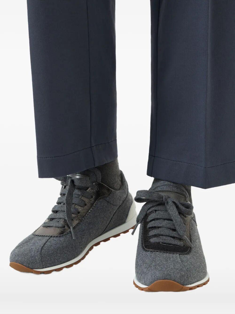 Brunello Cucinelli Sneakers - Grey | 0ee6fec0527135ecc26f452559ad33a5e3a55b60