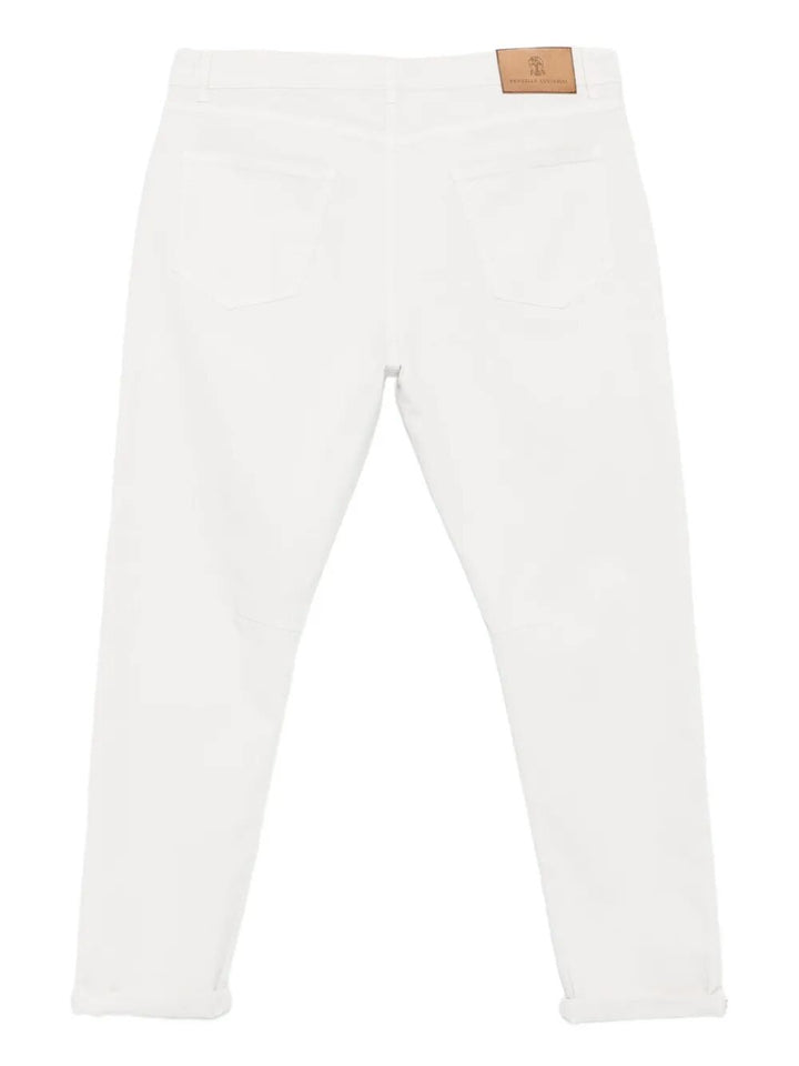 Brunello Cucinelli Straight leg - White | 4ef276fb6499c5b41f36e02ae56c83e75628359c