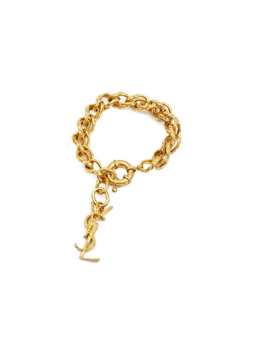 Saint Laurent Paris Bracciale - Metallic | 8c469e6341f379491180ce476e50ed9abd5f26ce