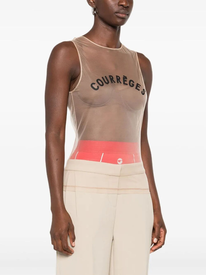 Courreges Tops - Nude & Neutrals | 579ca26a1d532856e7dec4a17cc182e0975bc1e9