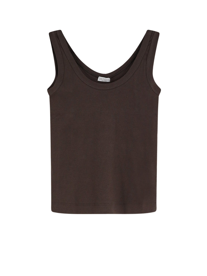 Brunello Cucinelli T-shirts and Polos - Darkbrown | 0291803e08bdfcb3dba2bea824a97eed1983b518