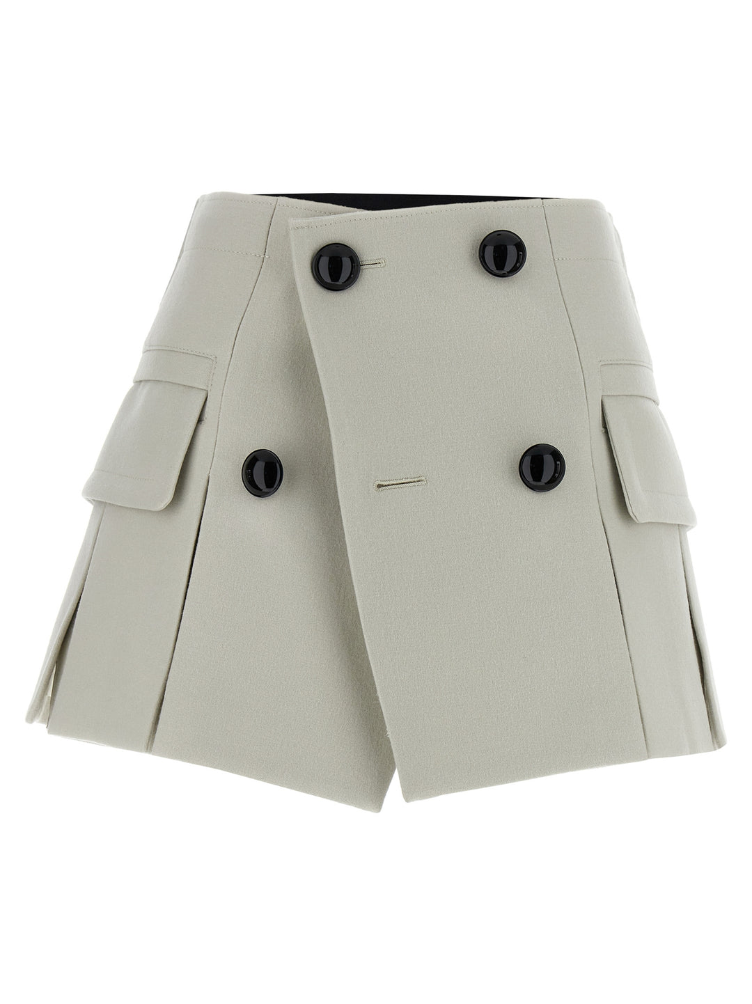 Sacai Melton Bermuda and Short - Gray | 1c34dc00aa3cb9a47a2bc935e34cc5c9bb79cc7f