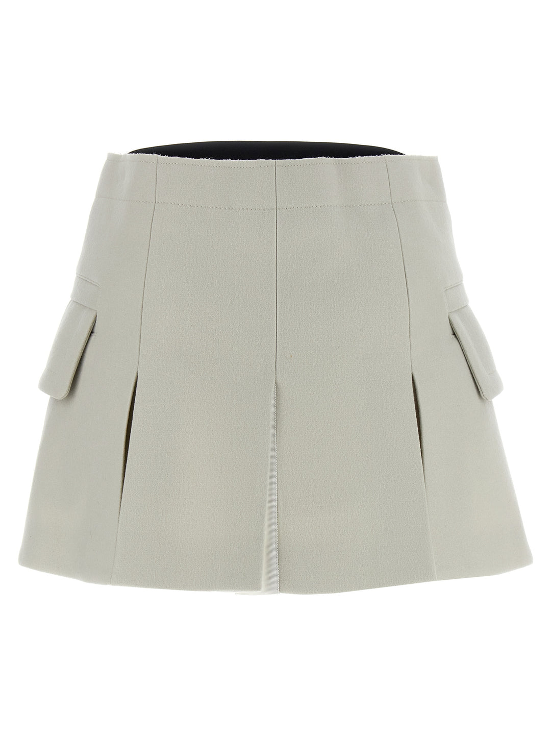 Sacai Melton Bermuda and Short - Gray | 24d3ffd6ab67962b0bf2dd9377f5c55bec3c5a5a