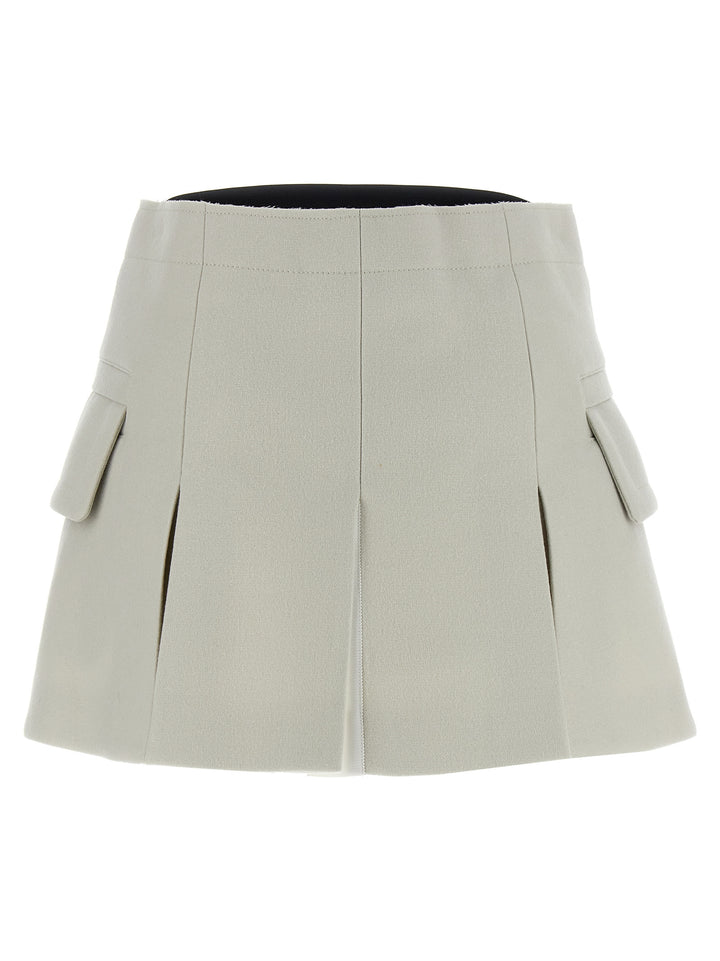 Sacai Melton Bermuda and Short - Gray | 24d3ffd6ab67962b0bf2dd9377f5c55bec3c5a5a