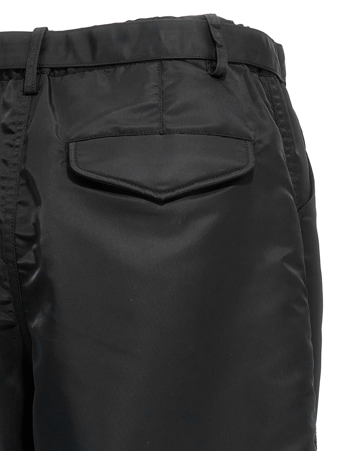 Sacai Nylon Twill Pants - Black | 2bcb41b969ec495d3fbb43400a1ac9519d2dc1f9