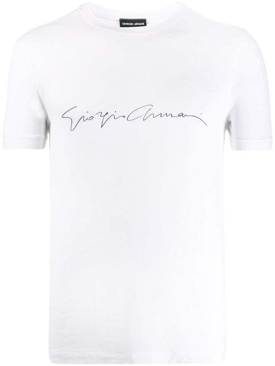 Asv Stretch-Viscose T-Shirt With Signature Logo