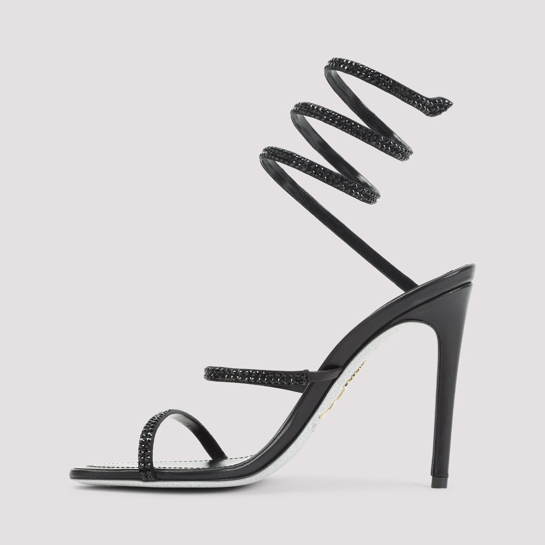 Rene` Caovilla Sandals - Black | 3c4c45843841e5646db6ad76f7fd867096a5b350